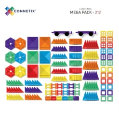 Connetix Rainbow Mega Pack (212 Pc) -Toys And Tale Store 108 e4eb16af c658 4613 89ce ef004c83c7b5