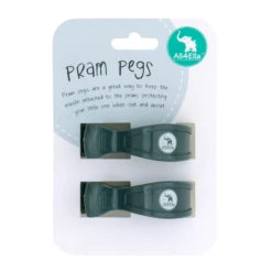 Pram Pegs 2 Pack - Charcoal