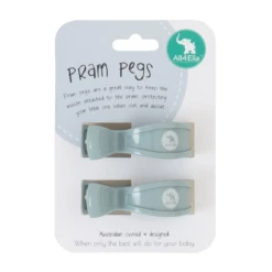 Pram Pegs 2 Pack - Steel Blue