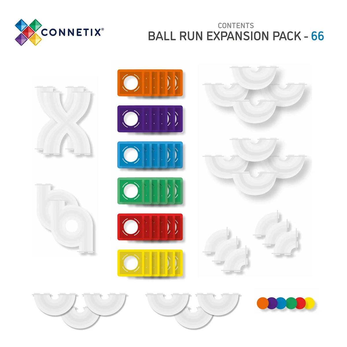 Connetix Rainbow Ball Run Expansion Pack (66 pc) Connetix Rainbow Ball Run Expansion Pack (66 Pc) -Toys And Tale Store 118 b7de8111 7d8f 4228 8083 c4b7b1b7fe54