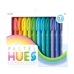 Ooly Pastel Hues Markers - Set Of 12