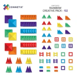Connetix Rainbow Creative Pack (102 Pc) 6 Connetix Rainbow Creative Pack (102 Pc) -Toys And Tale Store 164