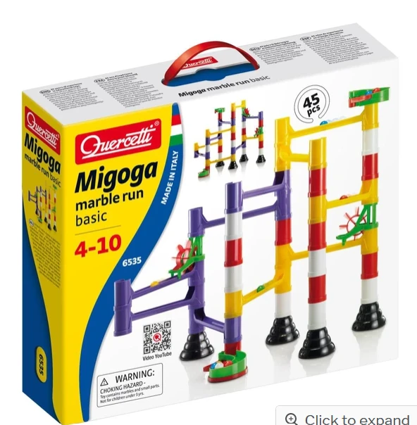 Migoga Marble Run Starter Set (45 pcs) Quercetti Migoga Marble Run Starter Set (45 Pcs) -Toys And Tale Store 3e2f68c811764a3b2407e93c61369ff93a0a2714