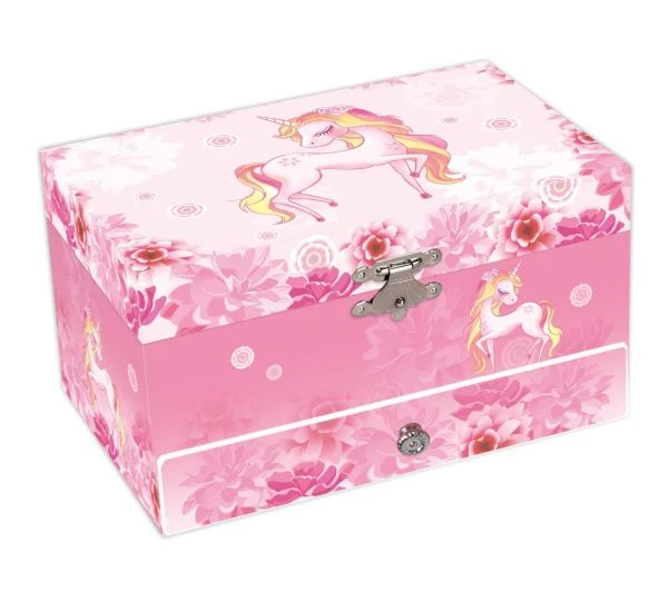 Musical Jewellery Box - Rainbow Unicorn Musical Jewellery Box - Rainbow Unicorn -Toys And Tale Store 60158jk