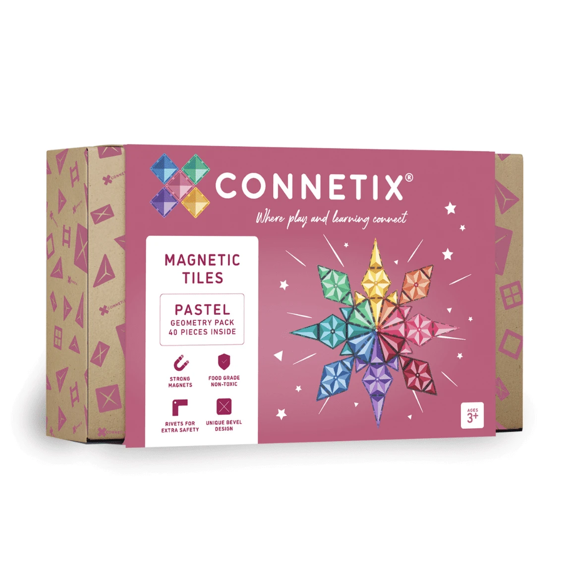 Connetix Pastel Geometry Pack (40 pc) Connetix Pastel Geometry Pack (40 Pc) -Toys And Tale Store 61 d57e29b7 9169 4ef5 a203 3d46a09f4584