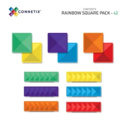 Connetix Rainbow Square Pack (42 Pc) -Toys And Tale Store 70 2b88859c 8e28 41b2 a8ef 8805065fd321