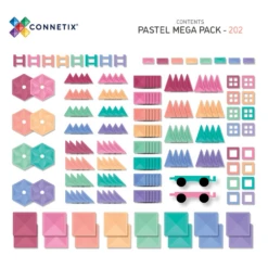 Connetix Pastel Mega Pack (202 Pc) -Toys And Tale Store 80 28a94a48 dbfb 4f4a bc73 abed4a4f3054