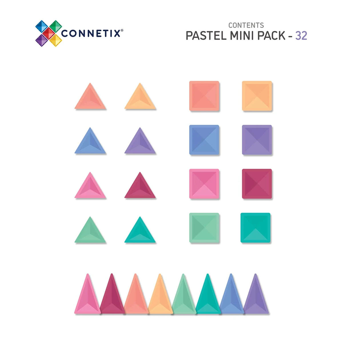 Connetix Pastel Mini Pack (32 pc) Connetix Pastel Mini Pack (32 Pc) -Toys And Tale Store 96 b122705d bc28 4a02 a0cd 22734696505c
