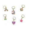 Rainbow Unicorn 6 Pack Jewel Charm Set 1 Rainbow Unicorn 6 Pack Jewel Charm Set -Toys And Tale Store BCM901 6