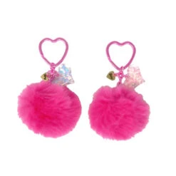 BFF Confetti Heart Keyring