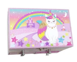 Caticorn Dreams Medium Jewellery Box