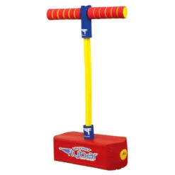 Jump And Squeak Pogo Hopper -Toys And Tale Store F MFF R Jump Squeak Red LR
