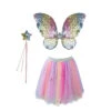 Great Pretenders Rainbow Sequins Skirt With Wings & Wand 1 Great Pretenders Rainbow Sequins Skirt With Wings & Wand -Toys And Tale Store GP42925