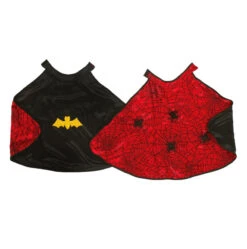 Great Pretenders Reversible Spider & Bat Cape With Mask - Size 4-6