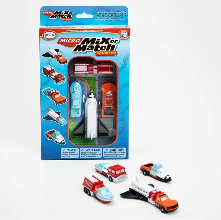 Micro Mix or Match Vehicles - Set 1 Micro Mix Or Match Vehicles - Set 1 -Toys And Tale Store LL7289