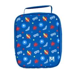 MontiiCo Large Insulated Lunch Bag - Super Hero