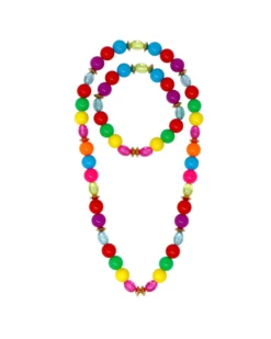 Rainbow Fantasy Beaded Necklace