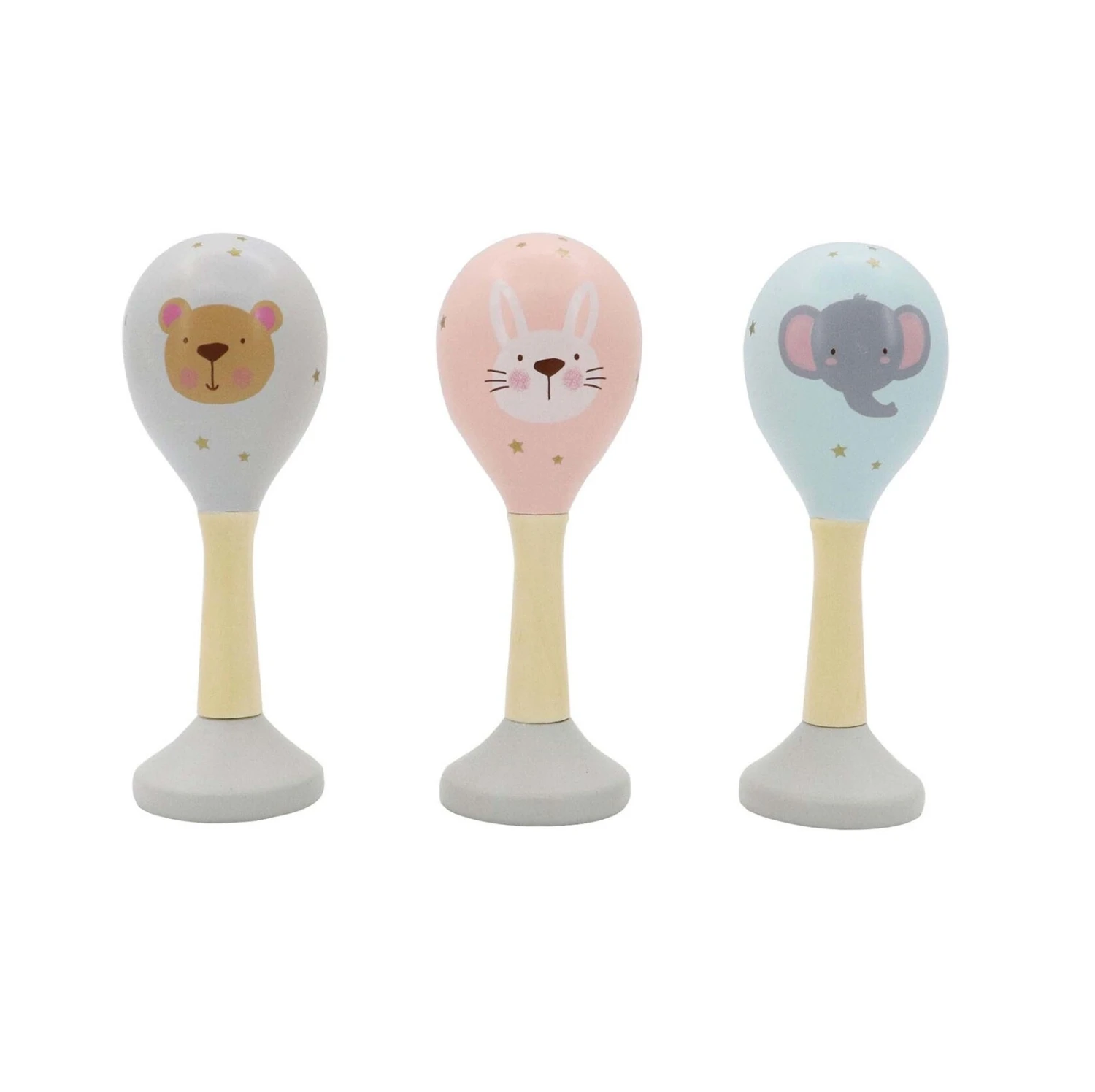Calm & Breezy Baby Animal Maracas
