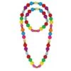 Rainbow Beaded Necklace / Bracelet Set -Toys And Tale Store Rainbow Beaded Necklace Bracelet Set