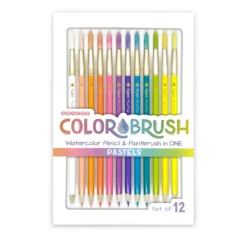 Colorbrush Watercolor Pencil Brush Set - Pastel Colors (Set Of 12)