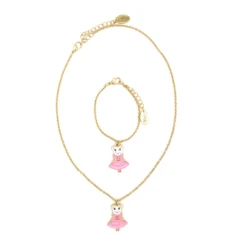 Claris The Mouse Magnificent Mess Necklace & Bracelet Set