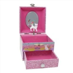 Caticorn Dreams Small Musical Jewellery Box