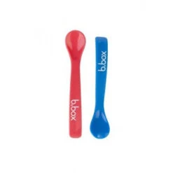 Flexible Silicone Spoons Cherry/Blue
