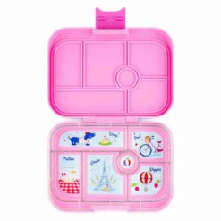 Yumbox Original - Paris Tray -Toys And Tale Store fifi pink 6c paris tray open