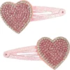 Pink Rhinestone Heart Hair Clip -Toys And Tale Store image 3 4d35ebef cfbf 4157 80af 691a0debae57