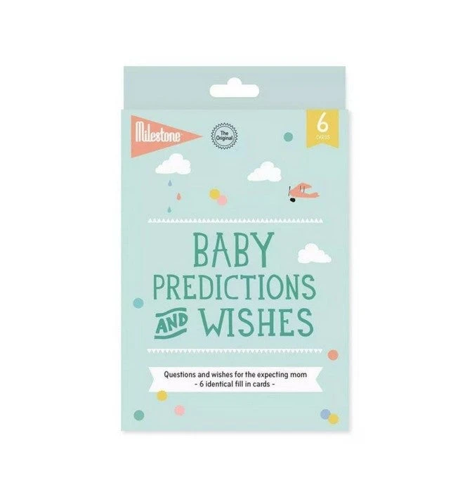 Baby Predictions and Wishes Cards MILESTONE Baby Predictions And Wishes Cards -Toys And Tale Store milestone3