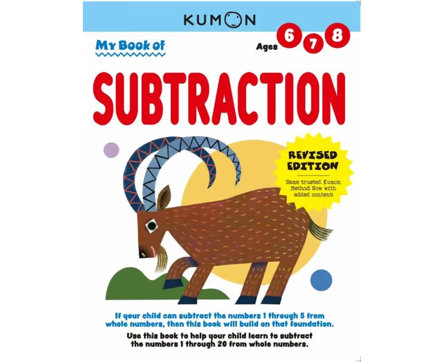 Subtraction Revised Edition Ages 6 , 7 & 8 Subtraction Revised Edition Ages 6 , 7 & 8 -Toys And Tale Store my book of subtraction revised edition
