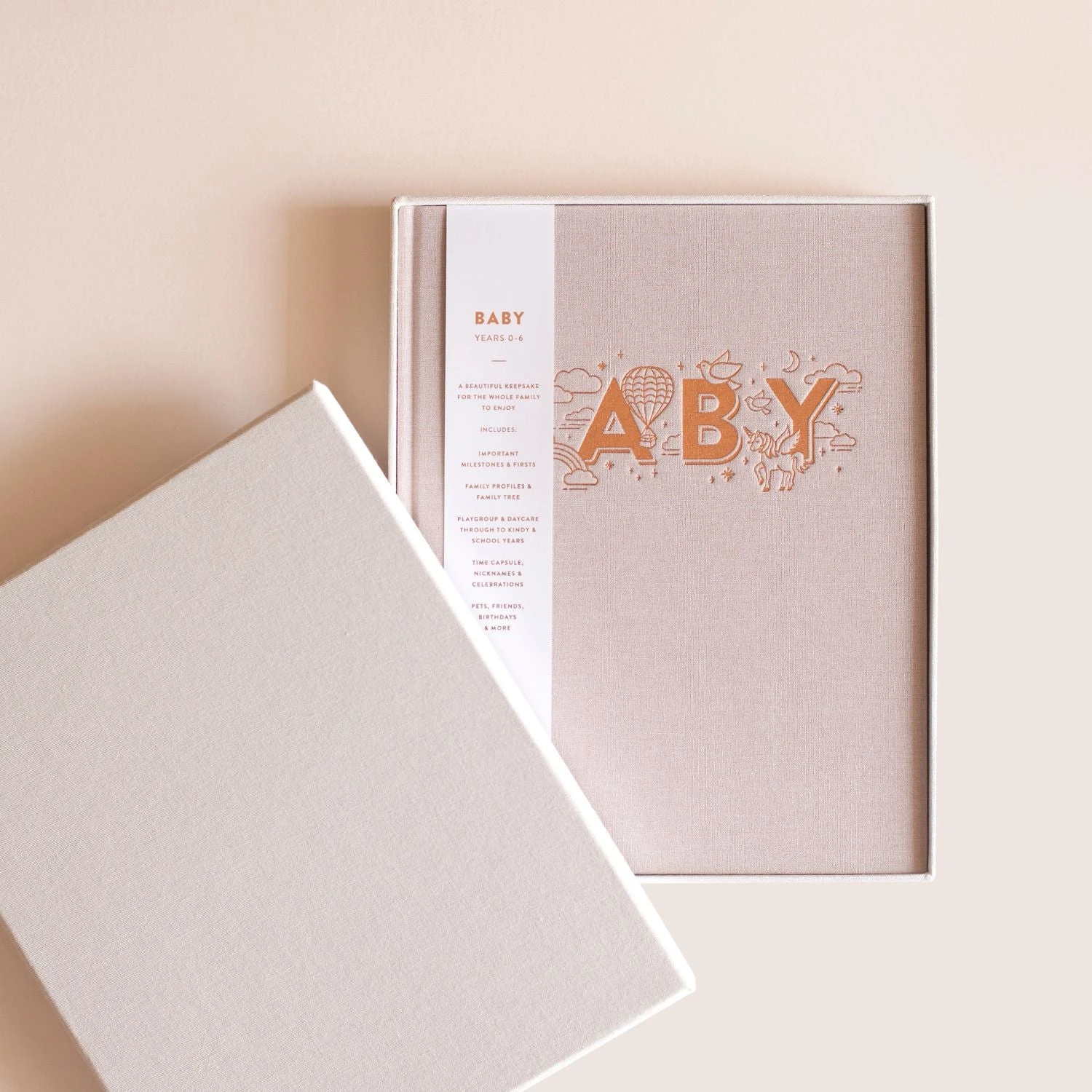 Baby Book - Gift boxed, Birth-6 Years - assorted Baby Book - Gift Boxed, Birth-6 Years - Assorted -Toys And Tale Store natural2