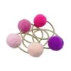 Pom Pom Hair Elastics -Toys And Tale Store pom pom hair elastics
