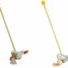 Wooden Goose & Mallard Duck Push Along Asst