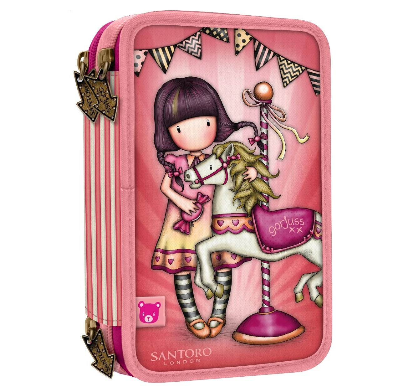 Gorjuss Triple Zip Filled Pencil Case Gorjuss Triple Zip Filled Pencil Case -Toys And Tale Store rz7Cf7kw