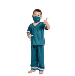 Teal Scrubs - Set Of 3